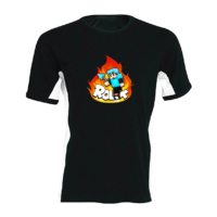 Kép 2/5 - Rolix - Fire oldalsávos férfi póló