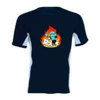 Kép 3/5 - Rolix - Fire oldalsávos férfi póló