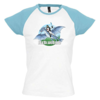 Kép 4/4 - IceBlueBird - Jégsárkány színes vállú női póló