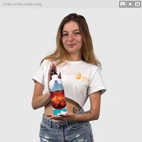 Kép 1/3 - ZsDav - Cicás minta kulacs