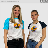 Kép 1/5 - Zsdav - Pixel hős színes vállú férfi póló