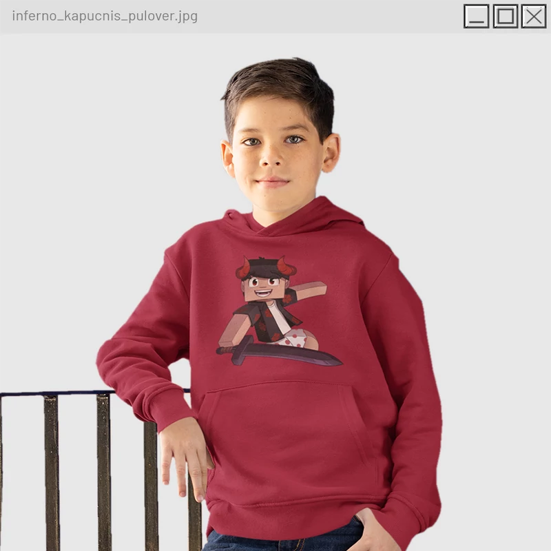 Kattos - Inferno kapucnis pulóver