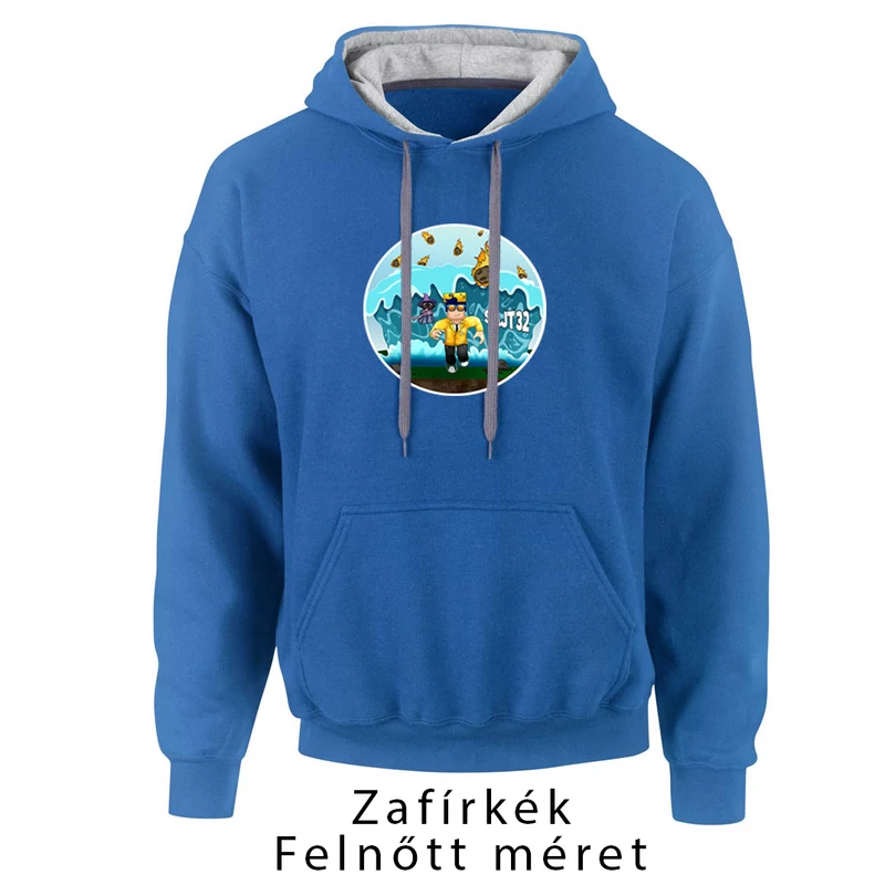 Sajt32 - Roblox mánia kapucnis pulóver