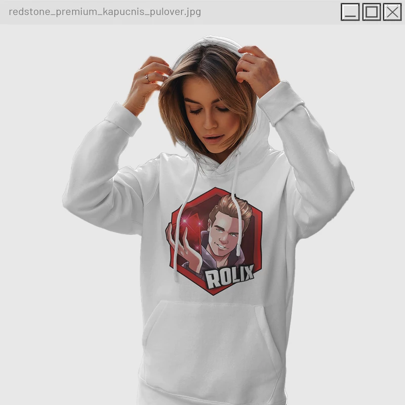 Rolix - Redstone PRÉMIUM kapucnis pulóver