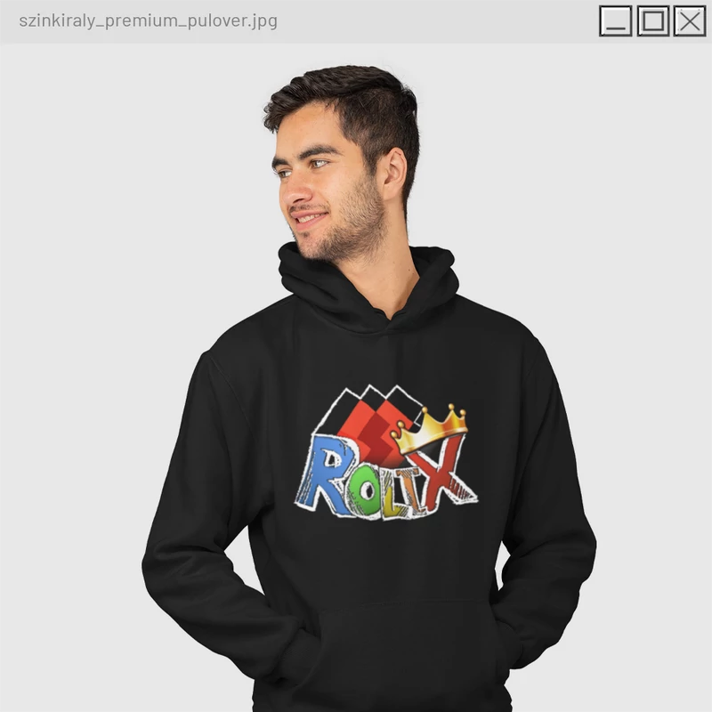 Rolix - Színkirály PRÉMIUM kapucnis pulóver