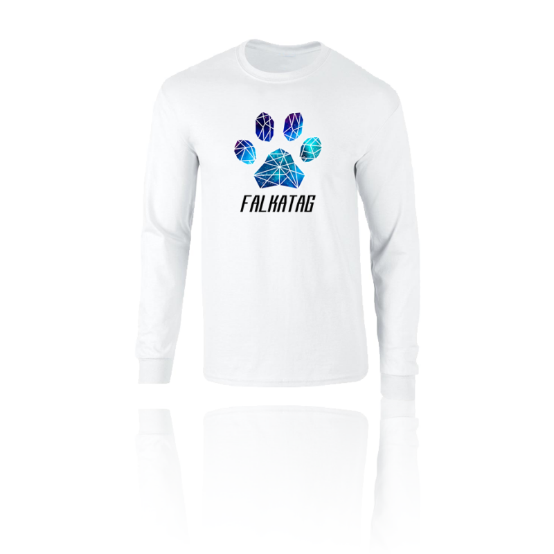 DoggyAndi - Falkatag 2022 hosszú ujjú póló - Fehér logóval