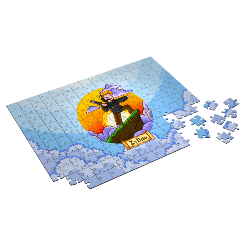 Zsdav - Pixel hős puzzle - 252 darabos