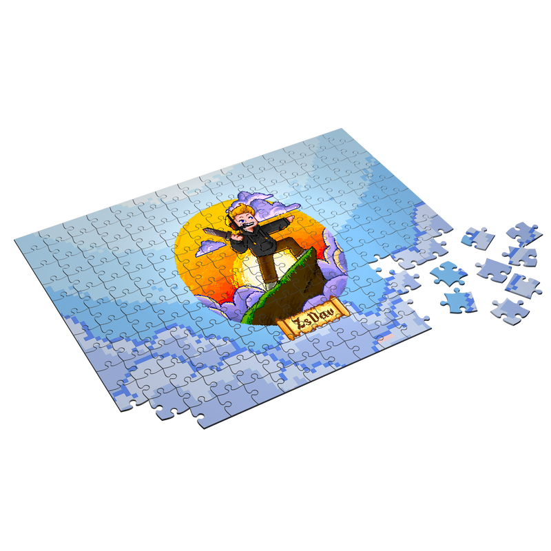 Zsdav - Pixel hős puzzle - 252 darabos