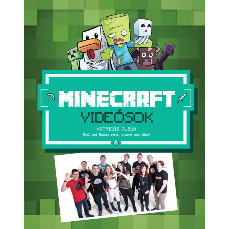 Minecraft videósok - Kezdő csomag (1 album + 15 csomag matrica)