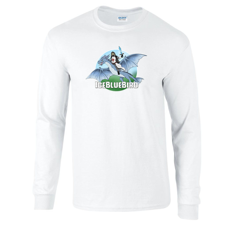 IceBlueBird - Jégsárkány felnőtt hosszú ujjú póló