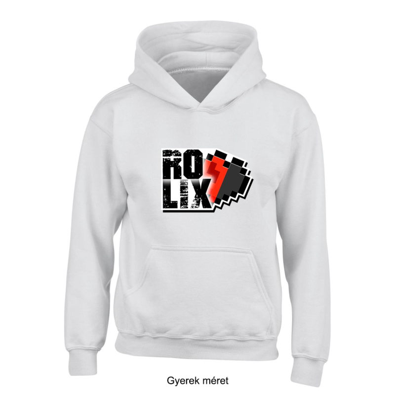 Rolix - Mesterfokon pulóver - Fehér logóval