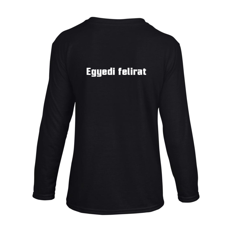 DoggyAndi - Falkatag 2022 felnőtt hosszú ujjú póló - Fekete logóval