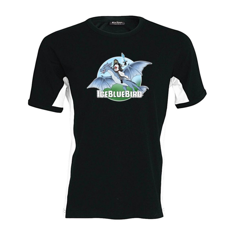 IceBlueBird - Jégsárkány oldalsávos férfi póló