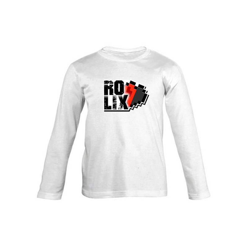 Rolix - Mesterfokon hosszú ujjú póló - Fehér logóval