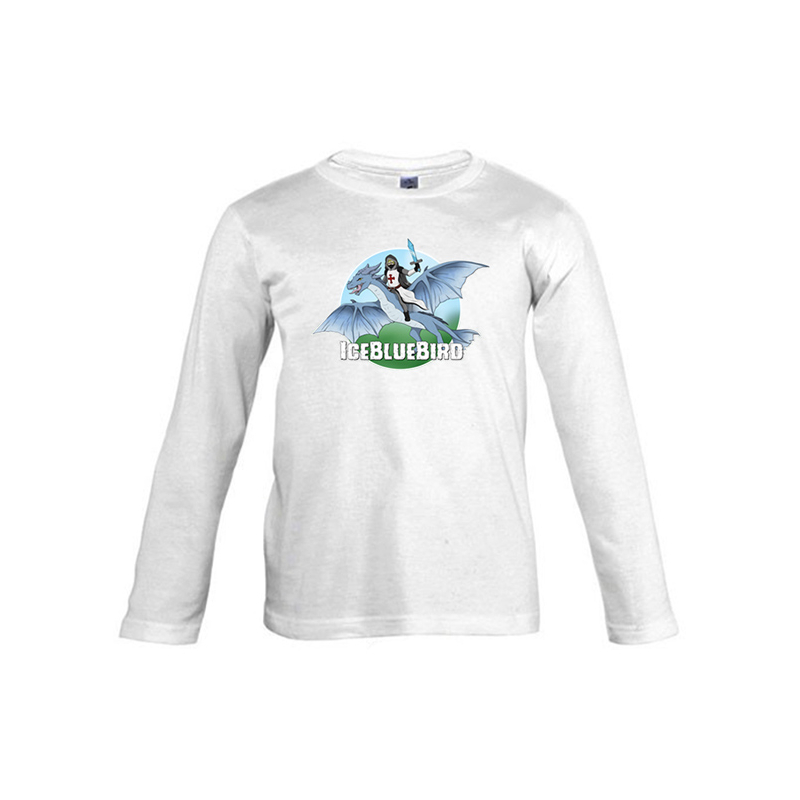 IceBlueBird - Jégsárkány gyerek hosszú ujjú póló
