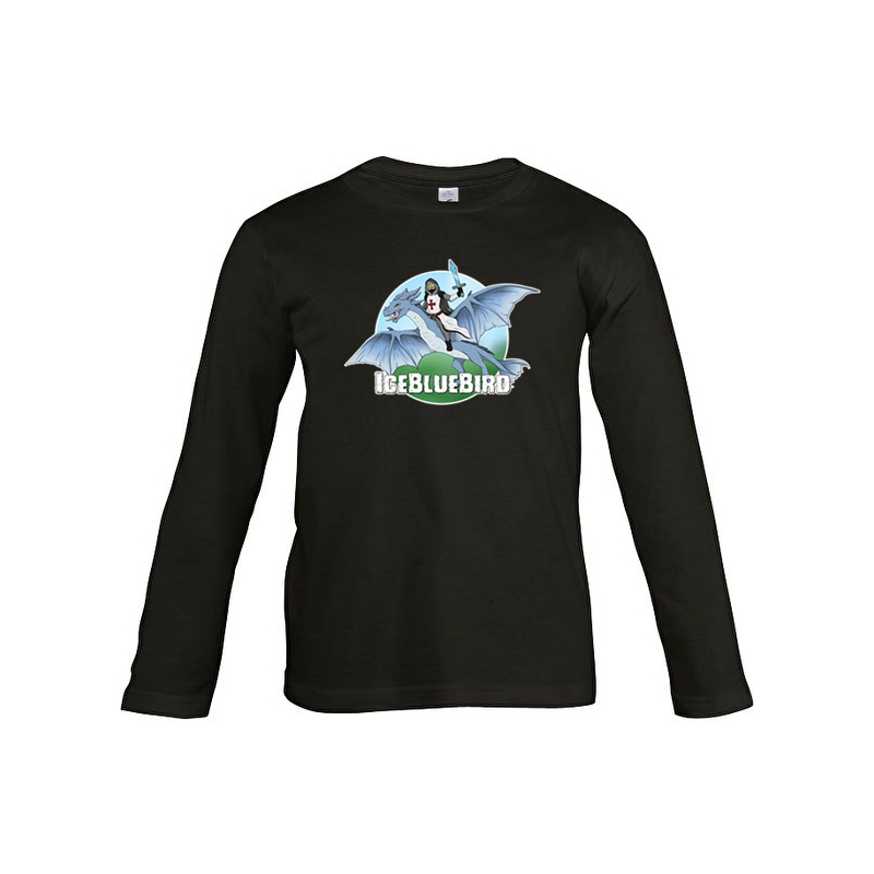 IceBlueBird - Jégsárkány gyerek hosszú ujjú póló
