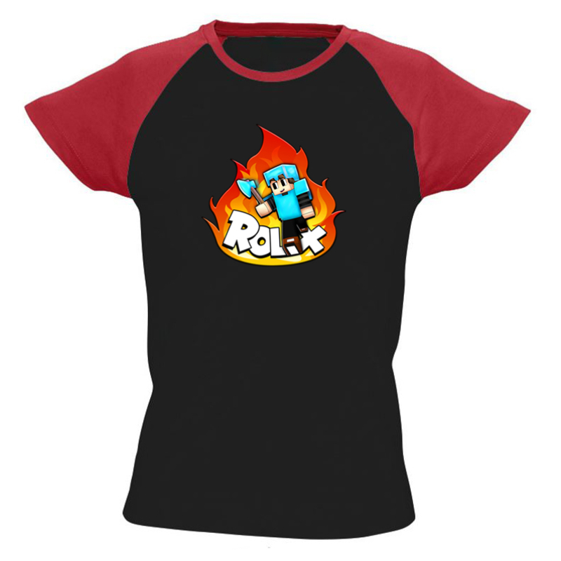 Rolix - Fire színes vállú női póló