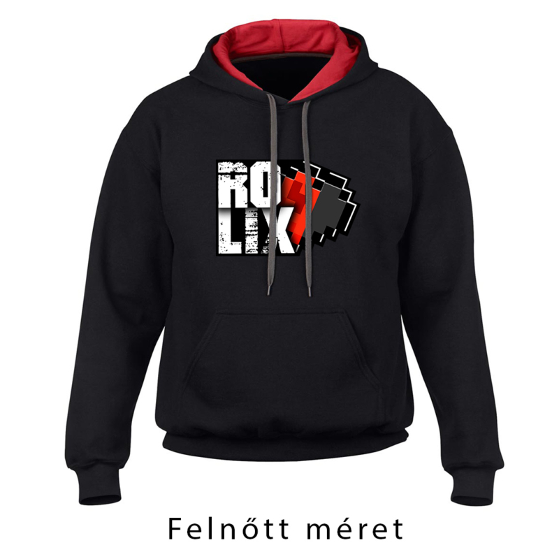 Rolix - Mesterfokon pulóver - Fekete logóval