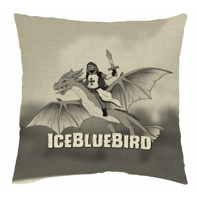 IceBlueBird - Jégsárkány díszpárna