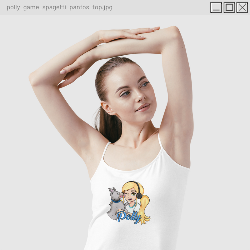 Polly Game spagetti pántos top
